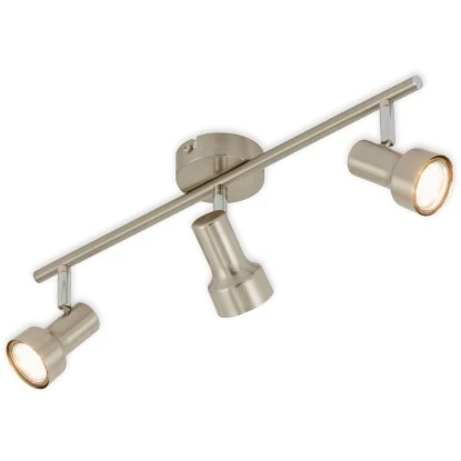 Briloner LED-Spot 3er Nickel Matt 2 Briloner LED-Spot 3er Nickel Matt – Bild 2