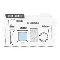 CREATE! By OBI DIY Farb-Set Taubenblau 125 Ml 9 CREATE! By OBI DIY Farb-Set Taubenblau 125 Ml -Heimdekoration Angebote 07876608817 FarbSet Inhalt