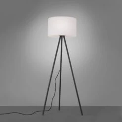 LED-Außen-Stehleuchte Dreibein Holly Schwarz RGB Und Warmweiß