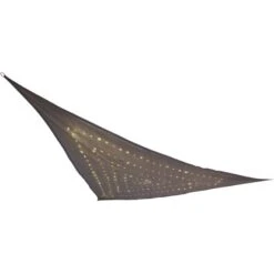 Solar-Sonnensegel Grau IP44 Warmweiß -Heimdekoration Angebote 110988 2426 3