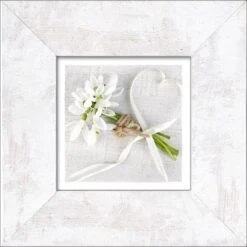 Bild Mit Rahmen Natural Heart II 34 Cm X 34 Cm