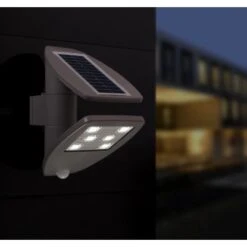Lutec LED-Solarleuchte Zeta Mit Bewegungsmelder Und Integriertem Solarpanel -Heimdekoration Angebote 199590 3746 6