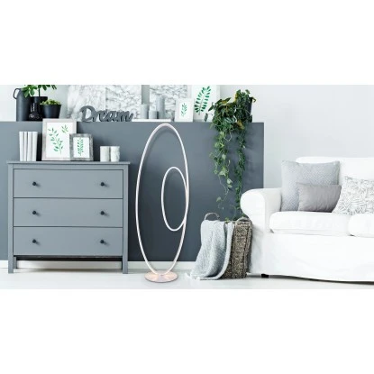 Näve LED-Stehleuchte Odrive Weiß 120 Cm 7 Näve LED-Stehleuchte Odrive Weiß 120 Cm – Bild 7