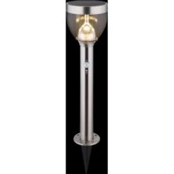 Globo LED-Solaraußenleuchte Mit Erdspieß Und Bewegungsmelder Edelstahl 55 Cm -Heimdekoration Angebote 226072 3749 3