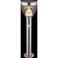 Globo LED-Solaraußenleuchte Mit Erdspieß Und Bewegungsmelder Edelstahl 55 Cm -Heimdekoration Angebote 226072 3749 7