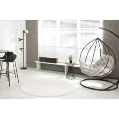 Lalee Teppich Heaven Rund Ø 120 Cm Ivory -Heimdekoration Angebote 257108 4962 AB 04