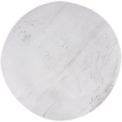 Lalee Teppich Heaven Rund Ø 120 Cm Silber