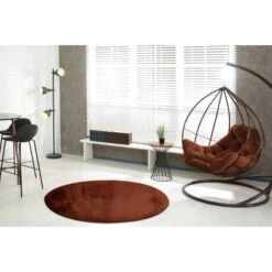 Lalee Teppich Heaven Rund Ø 120 Cm Terra -Heimdekoration Angebote 257125 4962 AB 04