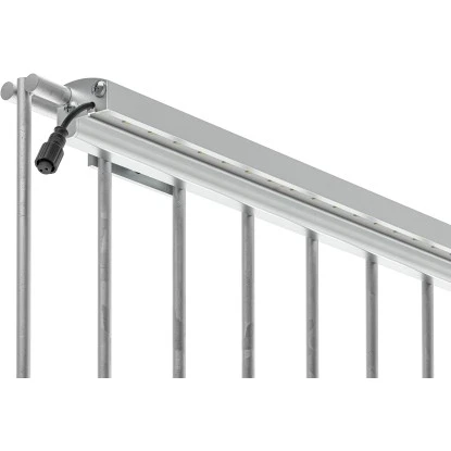 LyghtUp LED-Zaunbeleuchtung Set 3 X LED-Leiste 173,3 Cm Netzteil CH Silber 3 LyghtUp LED-Zaunbeleuchtung Set 3 X LED-Leiste 173,3 Cm Netzteil CH Silber – Bild 3