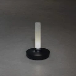 Konstsmide LED-Akku-Vase Biarritz Schwarz ø 13,5 Cm X 20,5 Cm -Heimdekoration Angebote 275111 1533 AB 03