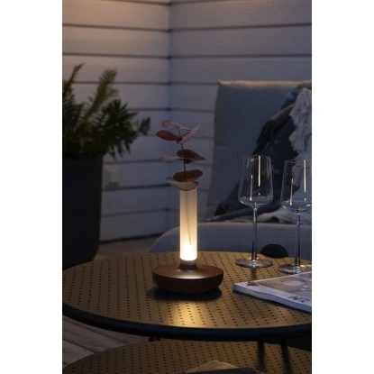 Konstsmide LED-Akku-Vase Biarritz Rostfarben ø 13,5 Cm X 20,5 Cm 9 Konstsmide LED-Akku-Vase Biarritz Rostfarben ø 13,5 Cm X 20,5 Cm – Bild 9