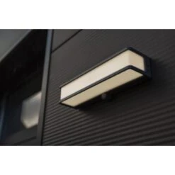 Lutec Solar-LED-Außenwandleuchte Doblo 1-flammig Anthrazit 35 Cm X 9 Cm X 9 Cm -Heimdekoration Angebote 276711 3746 AB 04