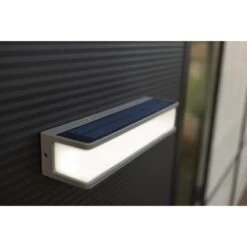 Lutec Solar-LED-Außenwandleuchte Doblo 1-flammig Anthrazit 35 Cm X 9 Cm X 9 Cm -Heimdekoration Angebote 276711 3746 AB 06
