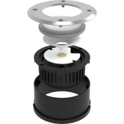 Lutec LED-Bodeneinbauleuchte Cydops 1,5 M Kabel Edelstahl Ø 11 Cm X 5,6 Cm -Heimdekoration Angebote 276973 3746 S 03