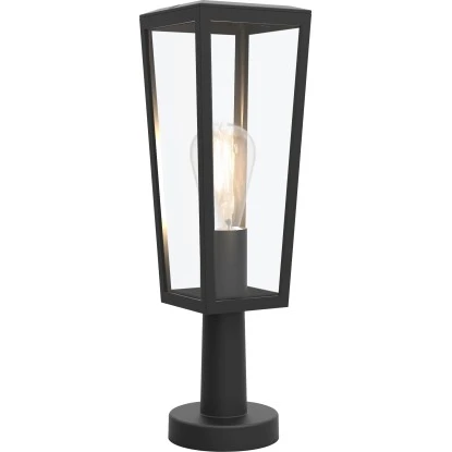 Lutec Außensockelleuchte Pine 1-flammig Mattschwarz 42,6 Cm X 12 Cm X 12 Cm 1 Lutec Außensockelleuchte Pine 1-flammig Mattschwarz 42,6 Cm X 12 Cm X 12 Cm