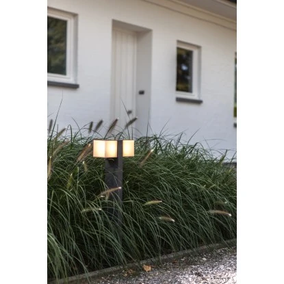 Lutec LED-Wegeleuchte Cuba 2-flammig 4000K Anthrazit 75 Cm X 23,7 Cm X 11 Cm 3 Lutec LED-Wegeleuchte Cuba 2-flammig 4000K Anthrazit 75 Cm X 23,7 Cm X 11 Cm – Bild 3