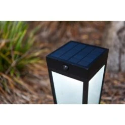 Lutec LED-Solar-Wegeleuchte Dias 1-flammig Mattschwarz 48,4 X 12,2 X 12,2 Cm -Heimdekoration Angebote 277195 3746 AB 02