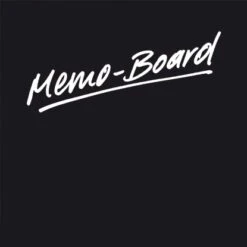 Memoboard Pinnwand Black 50 Cm X 50 Cm