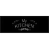 Küchenläufer Cook&Wash My Kitchen 50 Cm X 150 Cm Schwarz