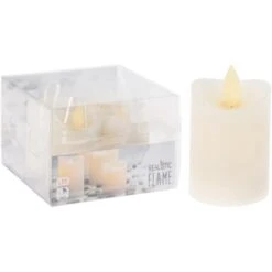 LED Kerzen 7 Cm Elfenbein 4er-Set