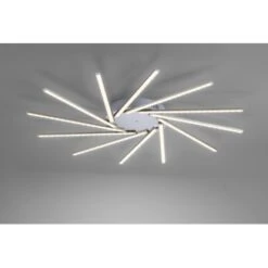 Leuchten Direkt LED-Deckenleuchte Kai Silber