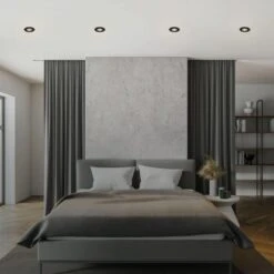 Brilo LED-Einbauleuchte Kulana Dimmbar 4 Stk. Schwarz Matt 4,9 W -Heimdekoration Angebote 4002707421535 1675 3