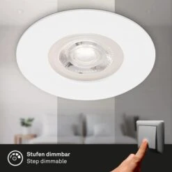 Brilo LED-Einbauleuchte Kulana Dimmbar 4 Stk. Weiß 4,9 W 12 Brilo LED-Einbauleuchte Kulana Dimmbar 4 Stk. Weiß 4,9 W -Heimdekoration Angebote 4002707421542 1675 6