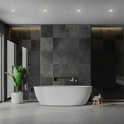 Brilo LED-Einbauleuchte Kulana 4 Stk. Chrom Matt 4,9 W 2 Brilo LED-Einbauleuchte Kulana 4 Stk. Chrom Matt 4,9 W – Bild 2