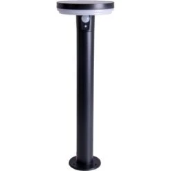 Näve LED-Solar-Erdspieß Pilz Dimmbar Schwarz 48,5 Cm