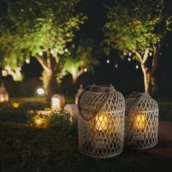 Näve Dekoleuchte Korb Braun Mit Solar-LED-Kerze 29 Cm 5 Näve Dekoleuchte Korb Braun Mit Solar-LED-Kerze 29 Cm -Heimdekoration Angebote 4003222882658 3065 03