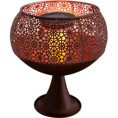 Näve LED-Deko-Solarleuchte Mit Standfuß 25 Cm Mit Flammeneffekt 4 Näve LED-Deko-Solarleuchte Mit Standfuß 25 Cm Mit Flammeneffekt – Bild 4