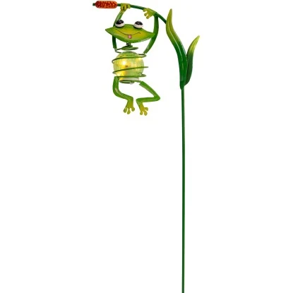 Näve LED-Solar-Erdspieß Frosch 66 Cm 3 Näve LED-Solar-Erdspieß Frosch 66 Cm – Bild 3