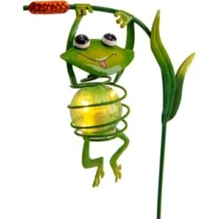 Näve LED-Solar-Erdspieß Frosch 66 Cm 9 Näve LED-Solar-Erdspieß Frosch 66 Cm -Heimdekoration Angebote 4003222884539 3065 CU 5