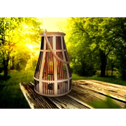 Näve LED-Deko-Solarleuchte 31 Cm Grün Gold Mit Aufhängemöglichkeit 4 Näve LED-Deko-Solarleuchte 31 Cm Grün Gold Mit Aufhängemöglichkeit – Bild 4