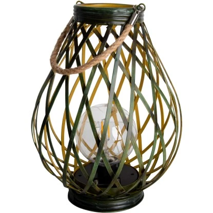 Näve LED-Deko-Solarleuchte 31 Cm Grün Gold Mit Aufhängemöglichkeit 1 Näve LED-Deko-Solarleuchte 31 Cm Grün Gold Mit Aufhängemöglichkeit