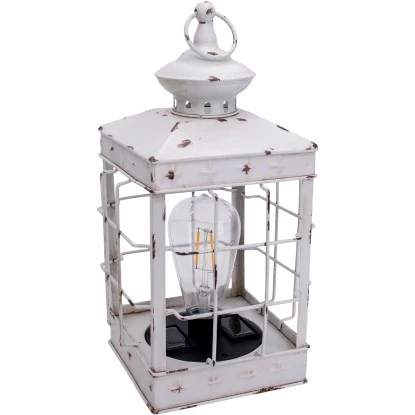 Näve LED-Deko-Solarleuchte Laterne 31,5 Cm Antik Weiß Mit Aufhängemöglichkeit 6 Näve LED-Deko-Solarleuchte Laterne 31,5 Cm Antik Weiß Mit Aufhängemöglichkeit – Bild 6