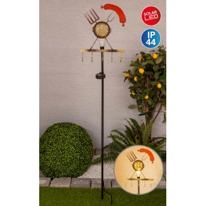 Näve LED-Solar-Erdspieß BBQ 130 Cm 9 Näve LED-Solar-Erdspieß BBQ 130 Cm – Bild 9