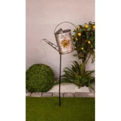 Näve LED-Solar-Erdspieß Gießkanne 110 Cm Verzinkt -Heimdekoration Angebote 4003222884690 3065 AB 3