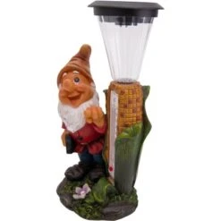 Näve LED-Deko-Solarleuchte Zwerg Mit Thermostat 26 Cm -Heimdekoration Angebote 4003222884713 3065 CU 8
