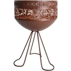 Näve LED-Deko-Solarleuchte Mit Standfuß 34,5 Cm Mit Flammeneffekt