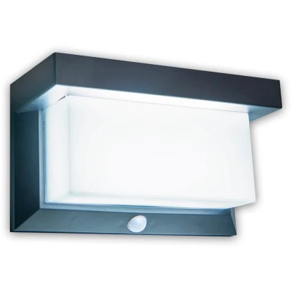 Näve LED-Solar-Außenwandleuchte Mit Bewegungsmelder Schwarz 12 Cm 10 Näve LED-Solar-Außenwandleuchte Mit Bewegungsmelder Schwarz 12 Cm – Bild 10