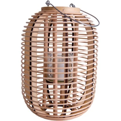 Näve Dekoleuchte Korb Natur 32,5 Cm Inkl. LED-Solar-Kerze 5 Näve Dekoleuchte Korb Natur 32,5 Cm Inkl. LED-Solar-Kerze – Bild 5