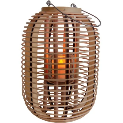 Näve Dekoleuchte Korb Natur 32,5 Cm Inkl. LED-Solar-Kerze 6 Näve Dekoleuchte Korb Natur 32,5 Cm Inkl. LED-Solar-Kerze – Bild 6