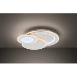 Wofi LED-Deckenleuchte 45,5 Cm X 40 Cm Weiß Dimmbar -Heimdekoration Angebote 4003474396873 2858 4