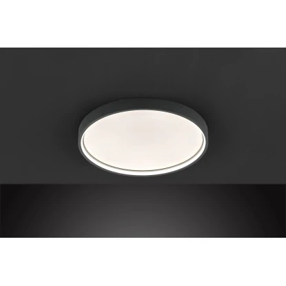 Wofi LED-Deckenleuchte Ø 45 Cm Dunkelgrau Dimmbar 3 Wofi LED-Deckenleuchte Ø 45 Cm Dunkelgrau Dimmbar – Bild 3