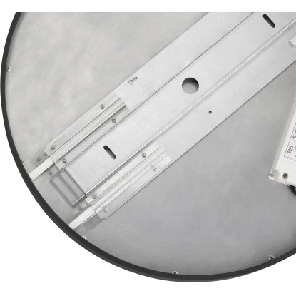 Wofi LED-Deckenleuchte Ø 45 Cm Dunkelgrau Dimmbar 2 Wofi LED-Deckenleuchte Ø 45 Cm Dunkelgrau Dimmbar – Bild 2