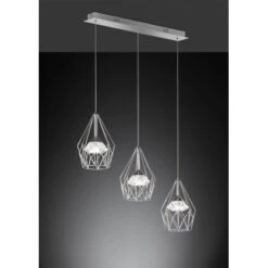 Wofi LED Pendelleuchte Chrom Dimmbar -Heimdekoration Angebote 4003474398921 2858 3