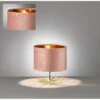 Fischer & Honsel Tischleuchte Aura Rosé Samt Ø 24 Cm