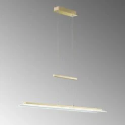 Fischer & Honsel LED-Pendelleuchte Roof Messing 115 X 14,5 Cm -Heimdekoration Angebote 4003694605632 1546 A 10