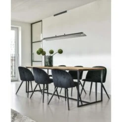 Fischer & Honsel LED-Pendelleuchte Roof Schwarz/Rauchfarben 104 X 14,5 Cm -Heimdekoration Angebote 4003694606431 1546 AB 08